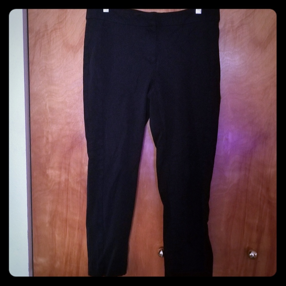 Cropped Black Slacks